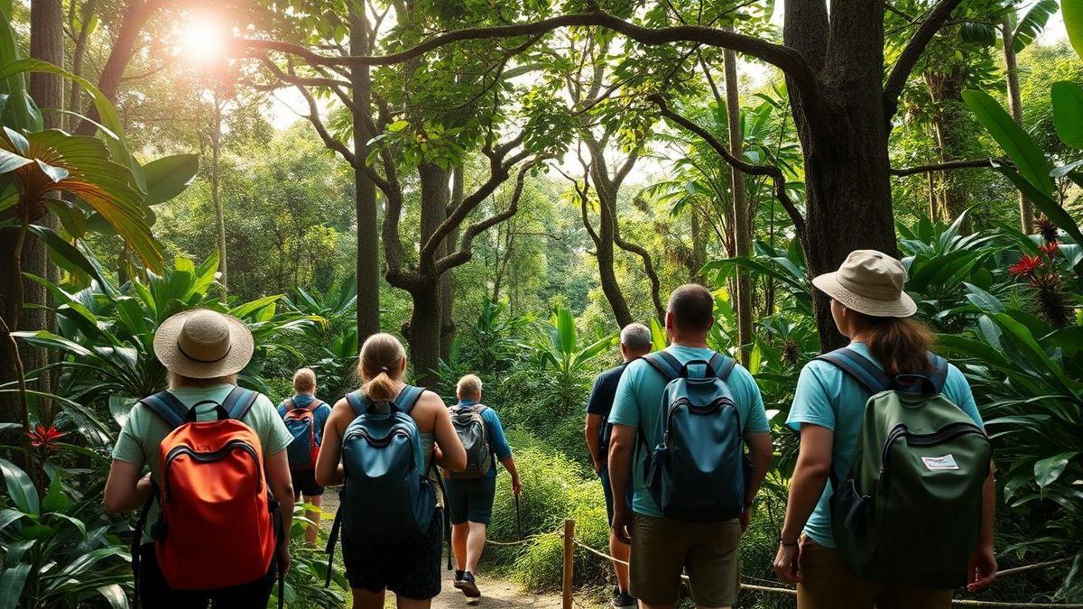 Estrategias para un viaje sostenible en la selva