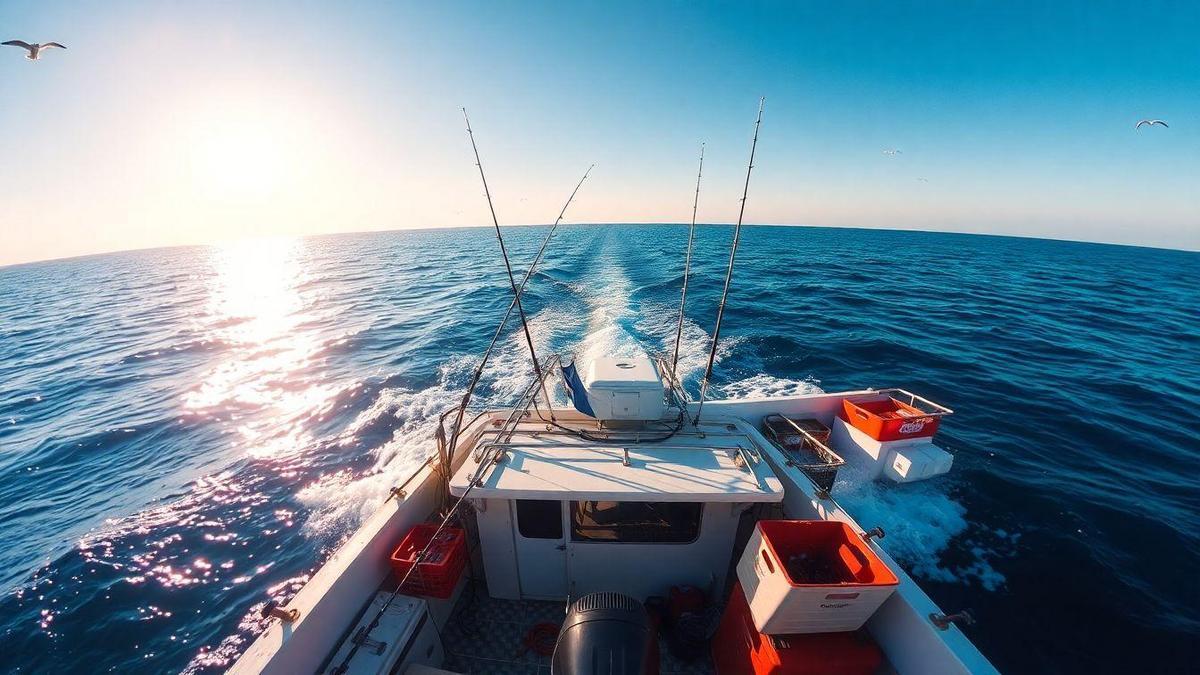 Equipamiento esencial para pesca en alta mar