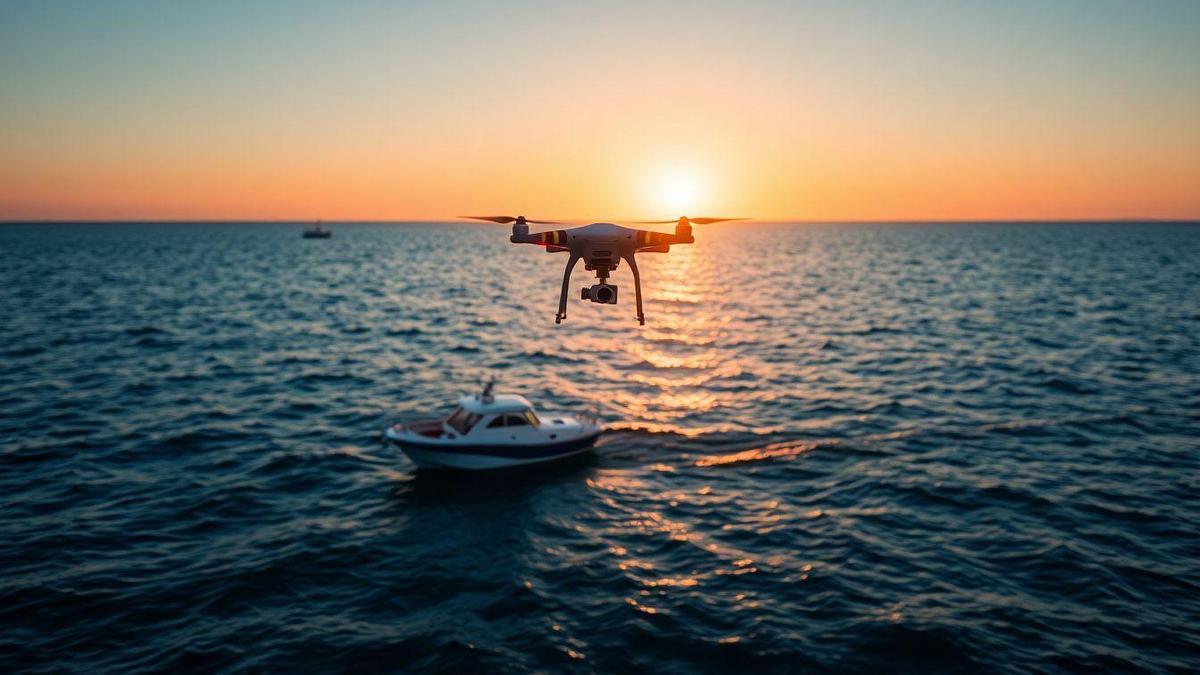 Beneficios del uso de drones en pesca