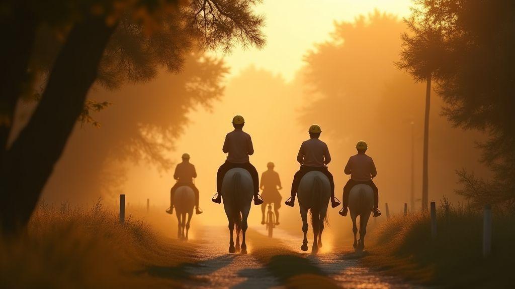 Etiqueta y seguridad en senderos con equinos