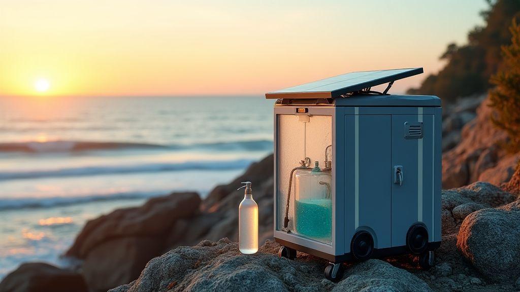 Cómo instalar y mantener un desalinizador portátil