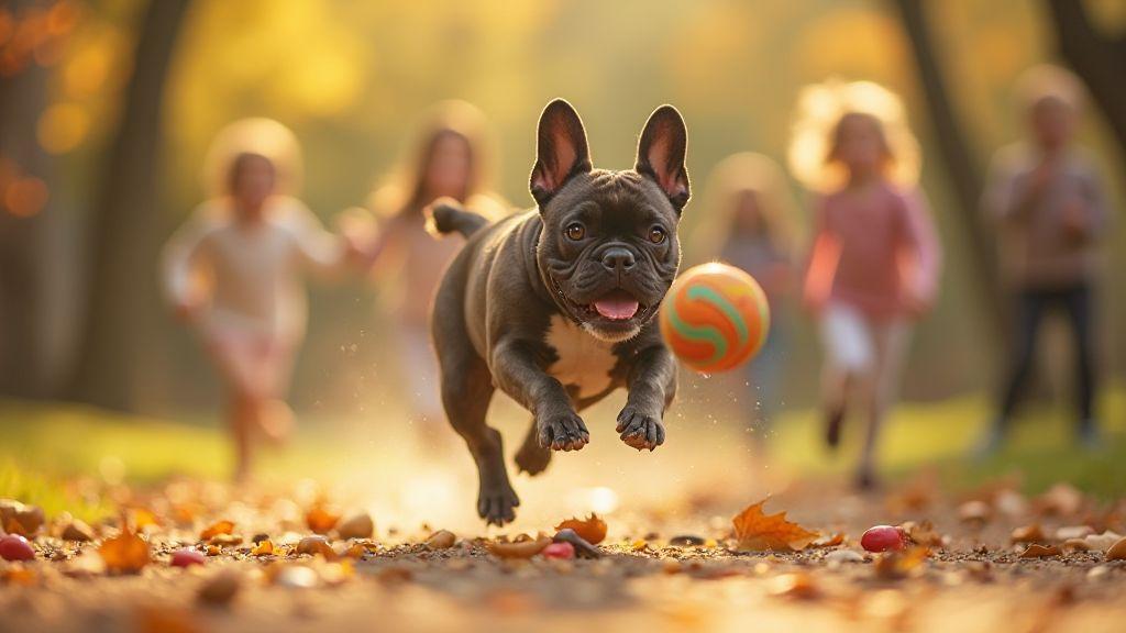 the-behavior-of-the-french-bulldog-in-childrens-games